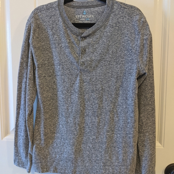 J. Crew Long Sleeve Henley Tee Size 10Y Boys